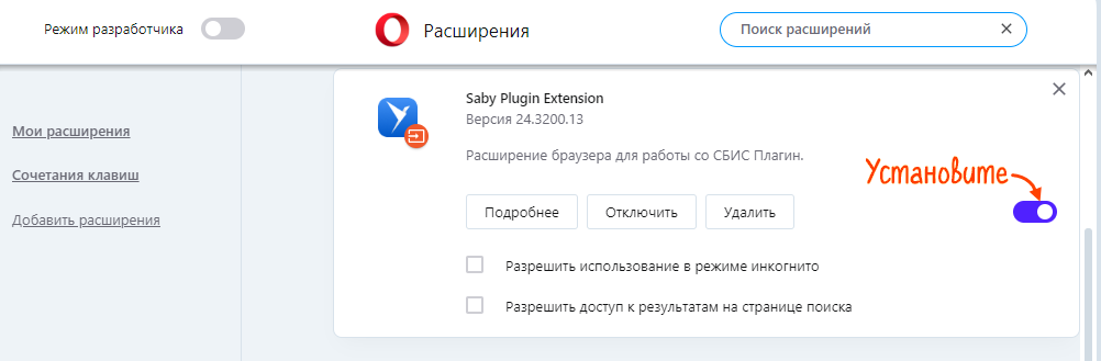 Расширение сбис плагин. СБИС плагин. Saby СБИС. Extension для браузера. Включить его в настройках расширений браузера.